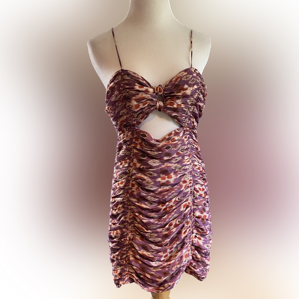 NEW Zara Ruched Mini Dress (S)